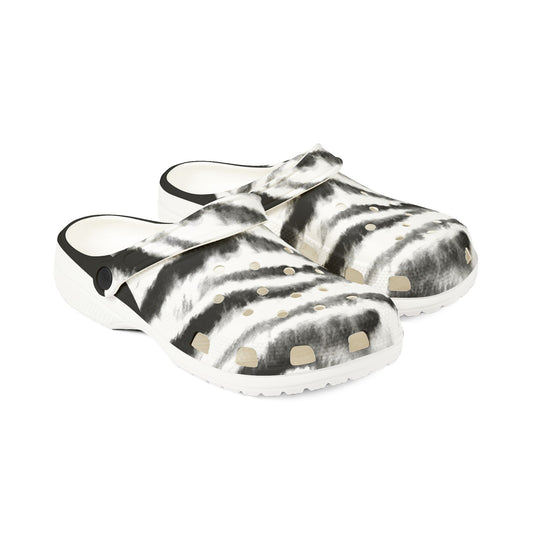 Zebra Unisex Clogs