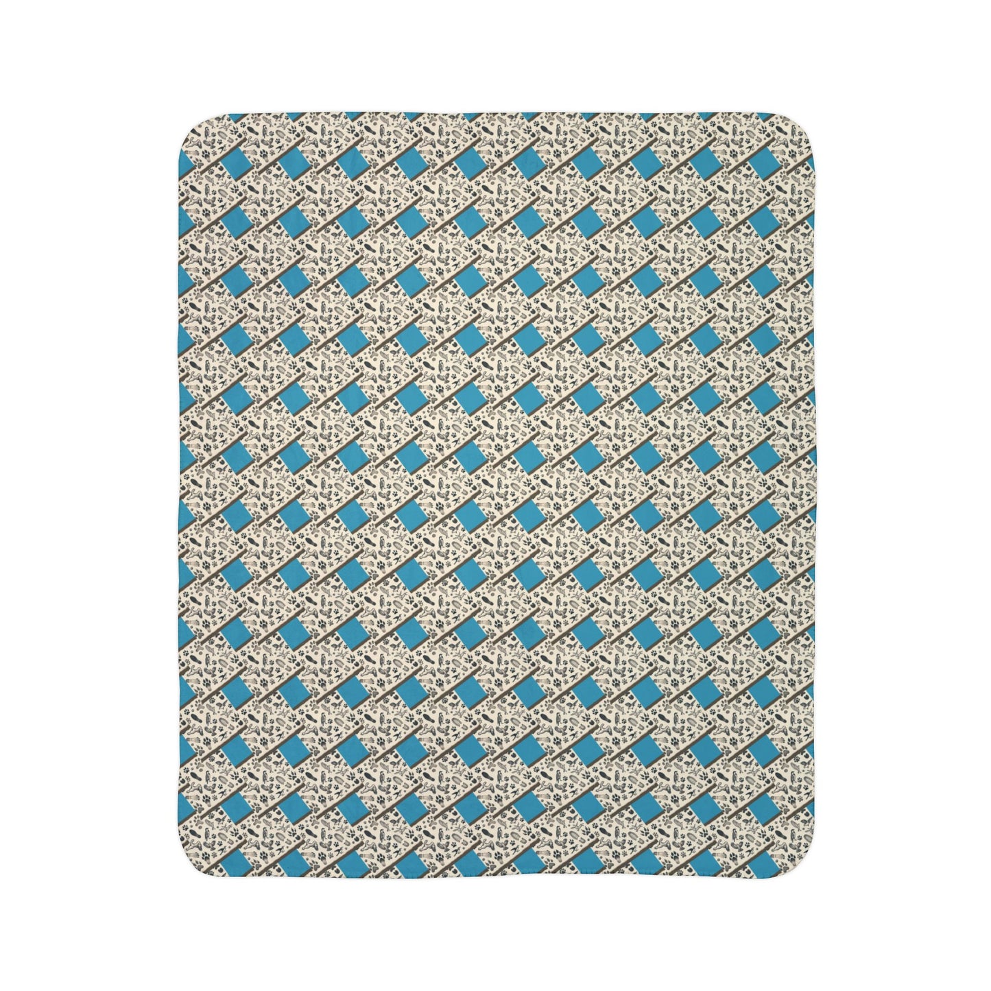 Pet Lovers Sherpa Blanket