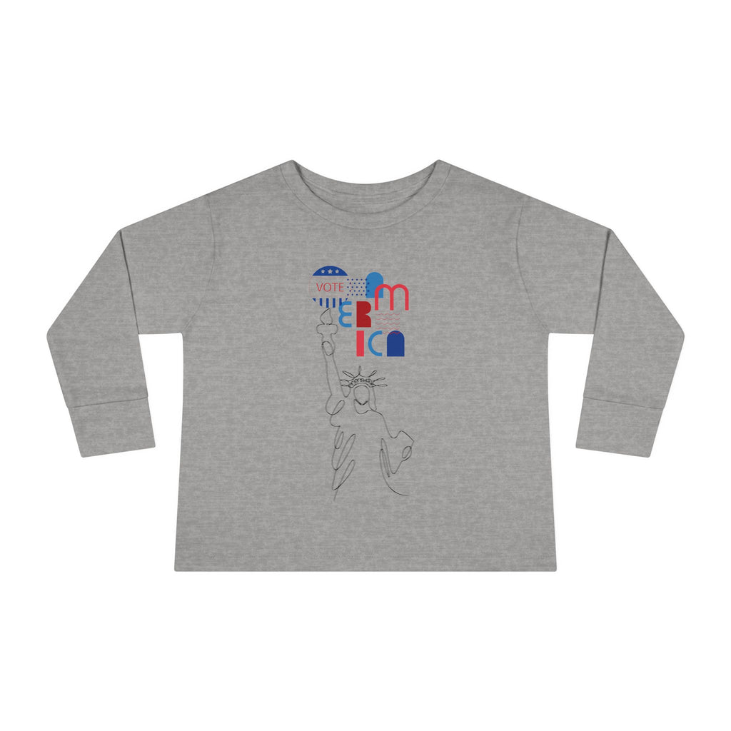Vote America Patriotic Long Shirt for Young Patriots