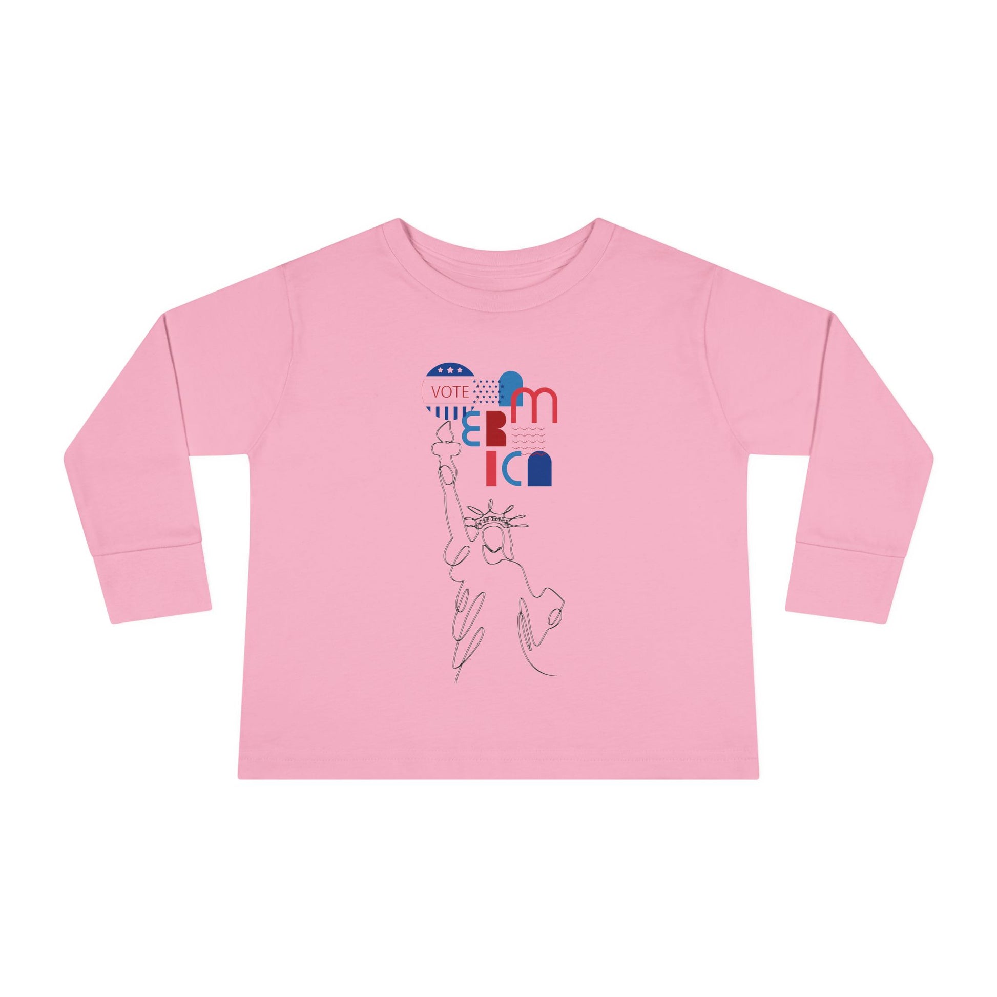 Vote America Patriotic Long Shirt for Young Patriots