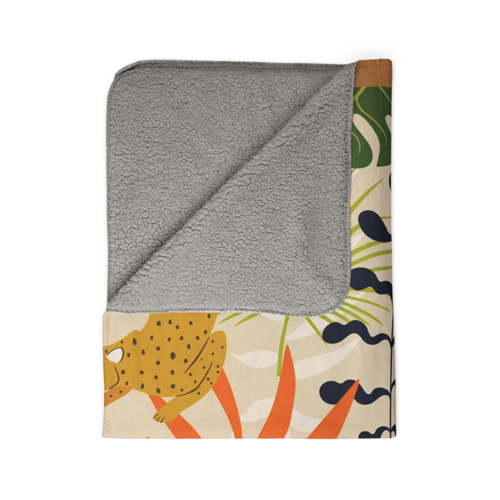 Forest Animal Sherpa Blanket
