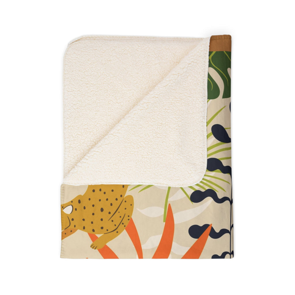 Forest Animal Sherpa Blanket