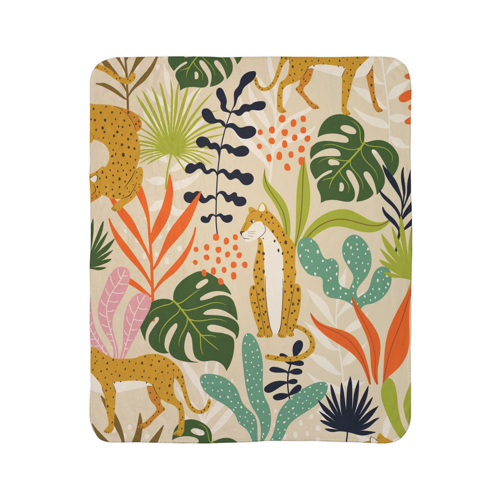 Forest Animal Sherpa Blanket