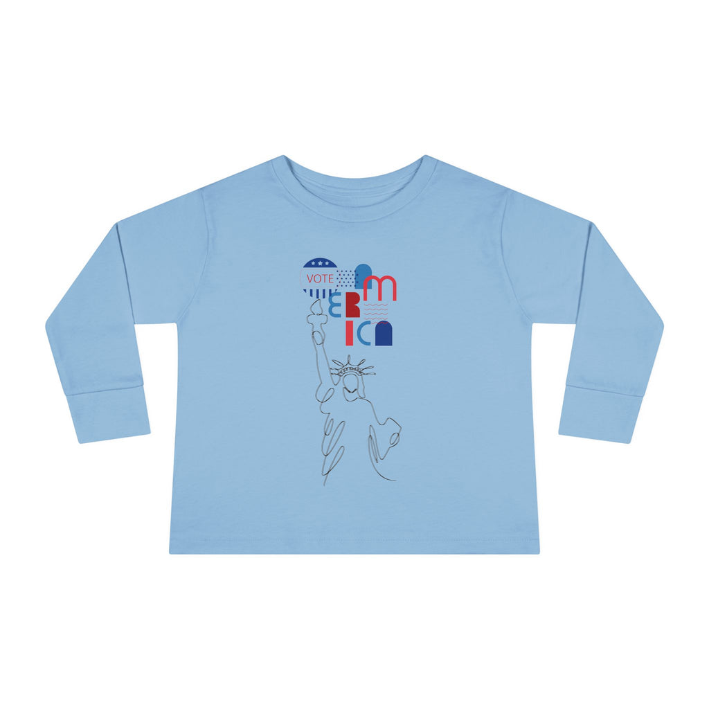 Vote America Patriotic Long Shirt for Young Patriots