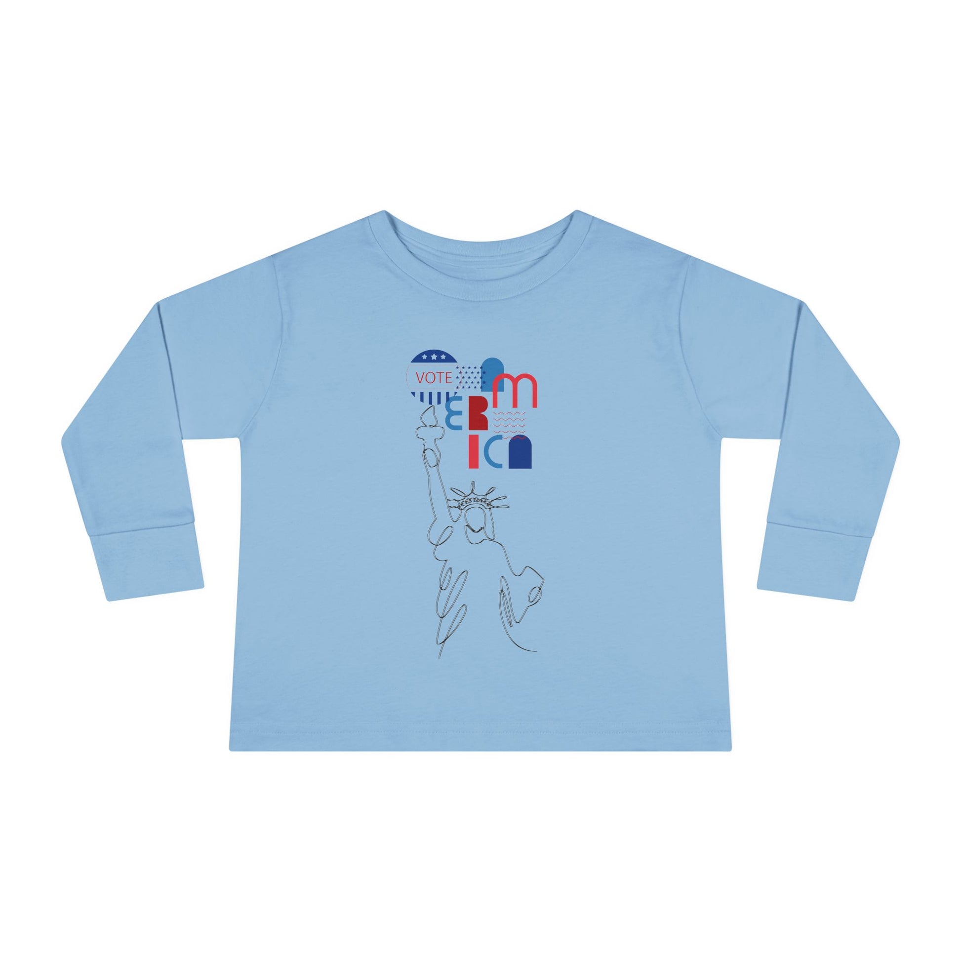 Vote America Patriotic Long Shirt for Young Patriots