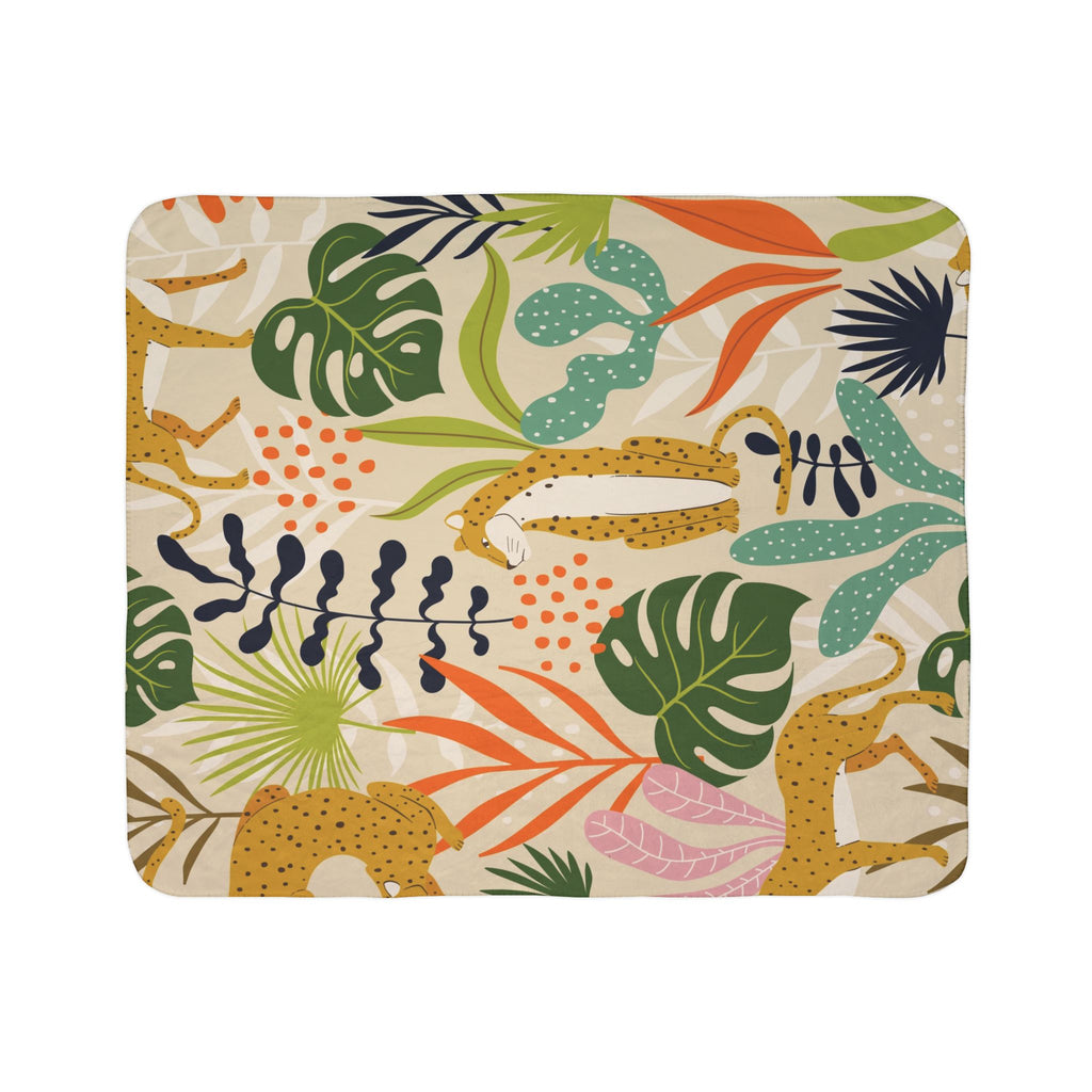 Forest Animal Sherpa Blanket